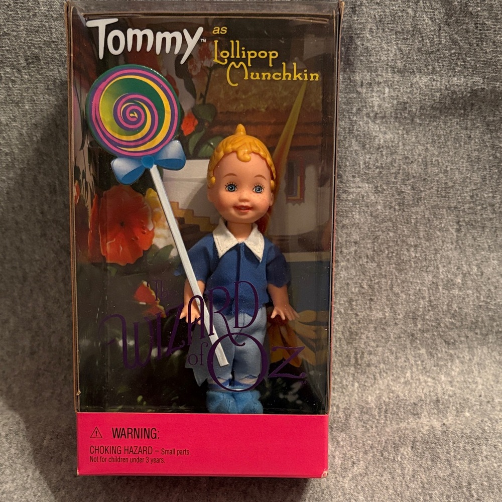 1999 Tommy as Lollipop Munchkin Doll - Blue Outfit Wizard of Oz Collection